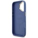 Guess 4G Strass Logo & Big Strap Metal Buttons MagSafe Case for iPhone 17 - Blue - Cell phone cases