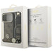 Guess 4G Strass Logo & Big Strap Metal Buttons MagSafe Case for iPhone 17 Pro - Brown - Cell phone cases