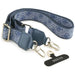 Guess 4G Strass Logo & Big Strap Metal Buttons MagSafe Case for iPhone 17 Pro - Blue - Cell phone cases
