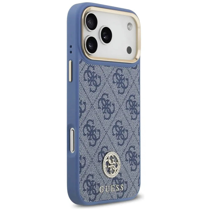 Guess 4G Strass Logo MagSafe Case for iPhone 17 Pro Max - Blue - Cell phone cases and covers<<<HurtelXML