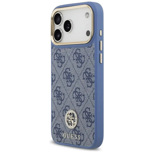 Guess 4G Strass Logo MagSafe Case for iPhone 17 Pro Max - Blue - Cell phone cases and covers<<<HurtelXML