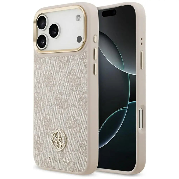 Guess 4G Strass Logo MagSafe Case for iPhone 17 Pro Max - Pink - Cell phone cases and covers<<<HurtelXML