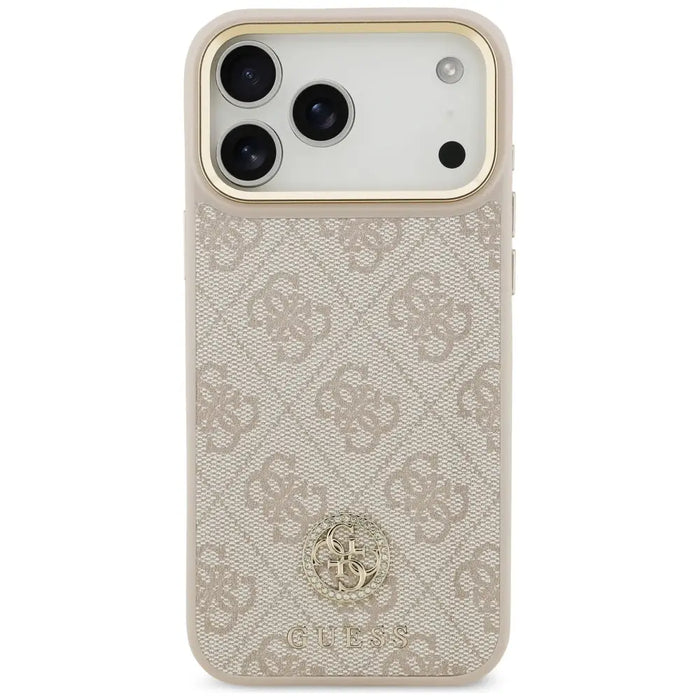 Guess 4G Strass Logo MagSafe Case for iPhone 17 Pro Max - Pink - Cell phone cases and covers<<<HurtelXML