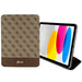 Guess 4G Stripe Allover case for iPad 10.9’’ - brown - Cell phone cases and covers<<<HurtelXML