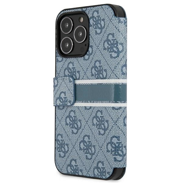 Guess 4G Stripe Case for iPhone 13 Pro / 13 6.1’’ - Blue - Cell phone cases and covers<<<HurtelXML