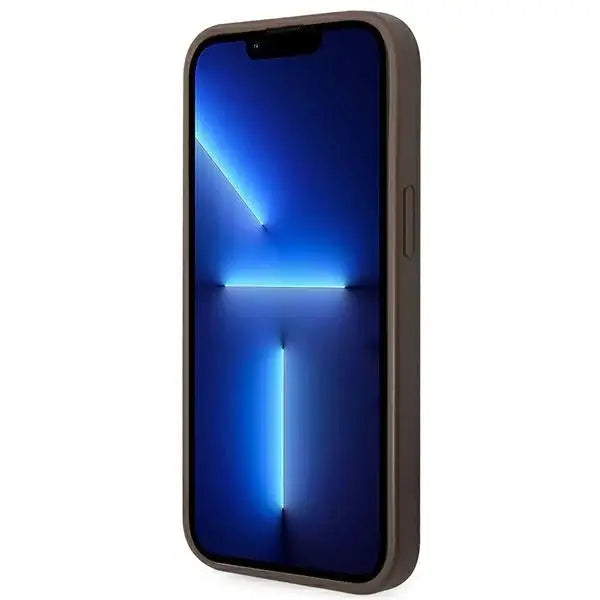 Guess 4G Stripe Collection Case for iPhone 14 Plus / 15 Plus 6.7’’ - Brown - Cell phone cases and covers<<<HurtelXML