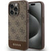 Guess 4G Stripe Collection case for iPhone 15 Pro Max - brown - Cell phone cases and covers<<<HurtelXML