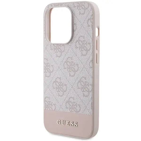 Guess 4G Stripe Collection case for iPhone 15 Pro - pink - Cell phone cases and covers<<<HurtelXML