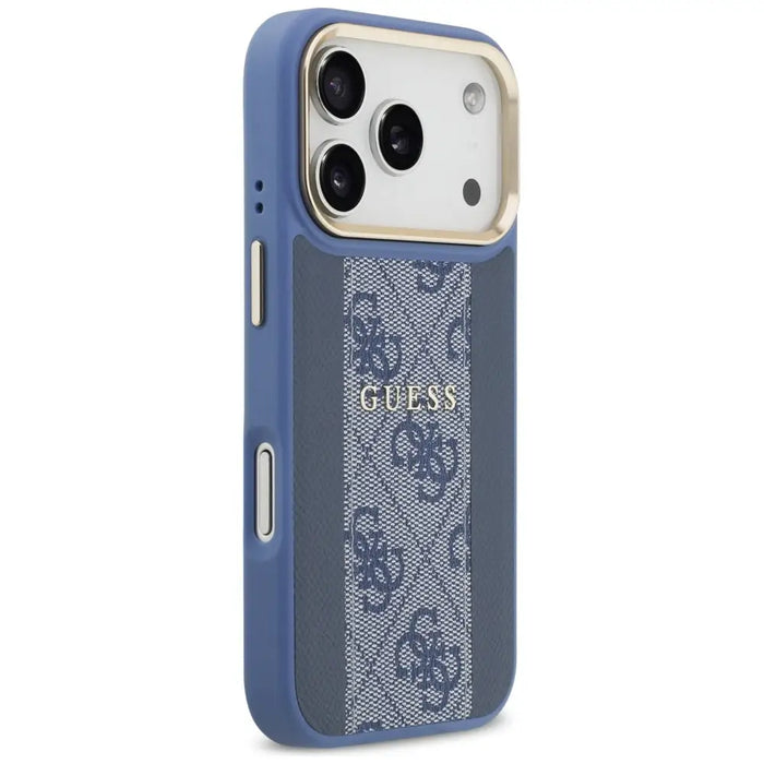 Guess 4G Stripe MagSafe Case for iPhone 17 Pro - Blue - Cell phone cases and covers<<<HurtelXML