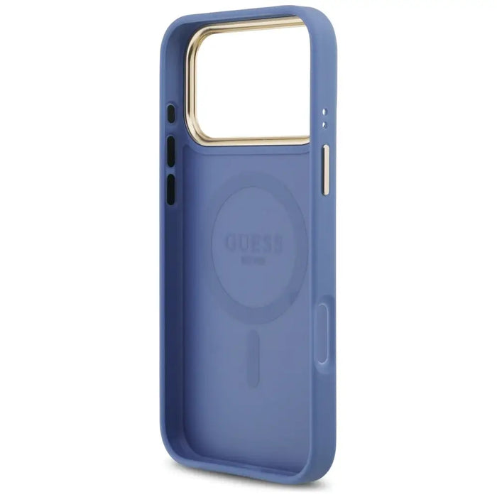 Guess 4G Stripe MagSafe Case for iPhone 17 Pro Max - Blue - Cell phone cases and covers<<<HurtelXML