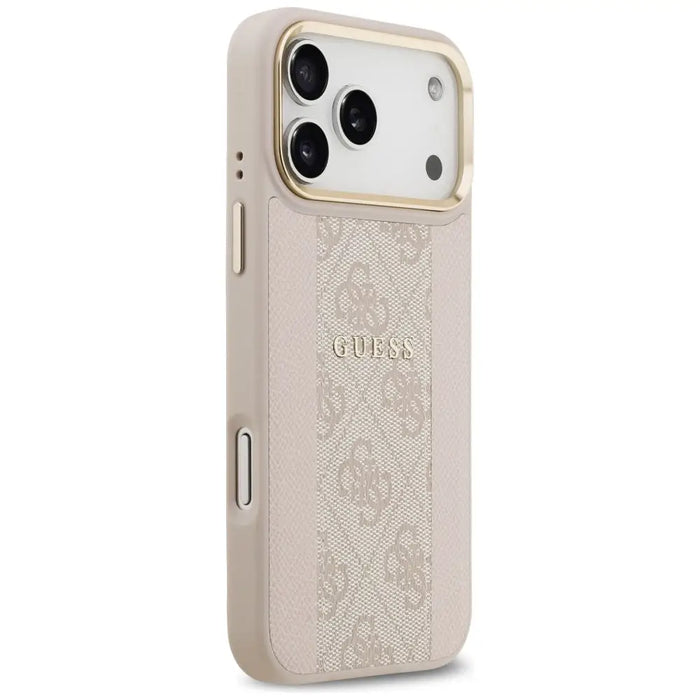 Guess 4G Stripe MagSafe Case for iPhone 17 Pro Max - Pink - Cell phone cases and covers<<<HurtelXML