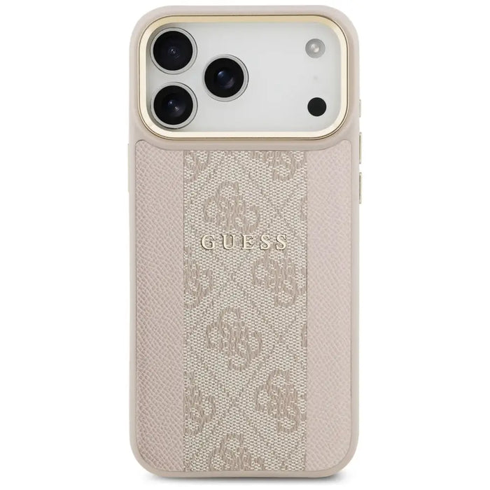 Guess 4G Stripe MagSafe Case for iPhone 17 Pro Max - Pink - Cell phone cases and covers<<<HurtelXML