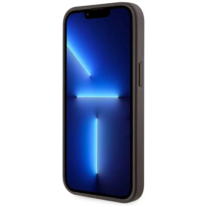 Guess 4G Stripes case with Magsafe wallet for iPhone 15 brown - Cell phone cases and covers<<<HurtelXML