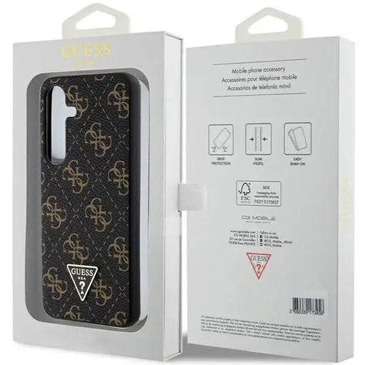 Guess 4G Triangle case for Samsung Galaxy S24+ - black - Cell phone cases and covers<<<HurtelXML