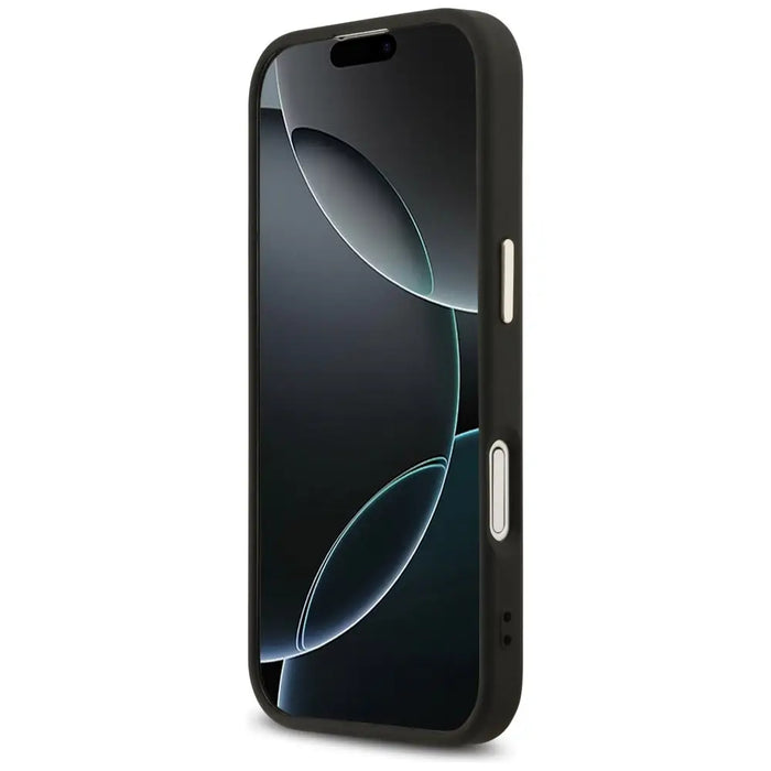 Guess 4G Triangle Logo MagSafe Case for iPhone 17 - Black and Gold - Cell phone cases and covers<<<HurtelXML