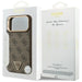 Guess 4G Triangle Logo MagSafe Case for iPhone 17 Pro Max - Brown & Gold - Cell phone cases and covers<<<HurtelXML