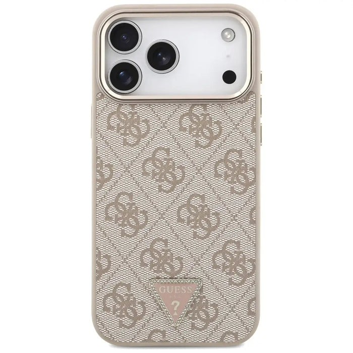 Guess 4G Triangle Logo MagSafe Case for iPhone 17 Pro Max - Rose Gold - Cell phone cases and covers<<<HurtelXML
