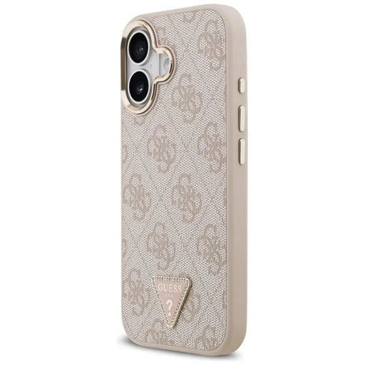 Guess 4G Triangle Logo MagSafe Case for iPhone 17 - Rose Gold - Cell phone cases and covers<<<HurtelXML