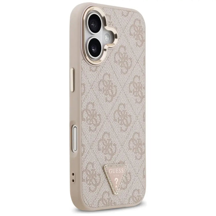 Guess 4G Triangle Logo MagSafe Case for iPhone 17 - Rose Gold - Cell phone cases and covers<<<HurtelXML
