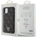 Guess 4G Triangle Metal Logo case for iPhone 11 / XR - black - Cell phone cases and covers<<<HurtelXML