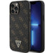 Guess 4G Triangle Metal Logo case for iPhone 14 Pro - black - Cell phone cases and covers<<<HurtelXML