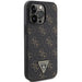 Guess 4G Triangle Metal Logo case for iPhone 15 Pro - black - Cell phone cases and covers<<<HurtelXML