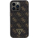 Guess 4G Triangle Metal Logo case for iPhone 15 Pro - black - Cell phone cases and covers<<<HurtelXML
