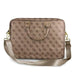 Guess 4G Uptown bag for a 16’’ laptop - brown - Laptop bags<<<HurtelXML