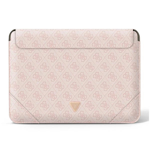 Guess 4G Uptown Triangle Logo case for 13-14’’ laptop - pink - Laptop bags<<<HurtelXML