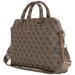 Guess 4G Zipper Pocket Triangle Logo 15’’ Laptop Bag - Brown - Laptop bags<<<HurtelXML