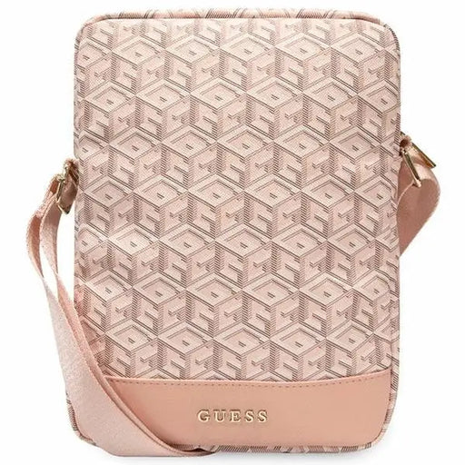 Guess Bag GUTB10HGCFSEP 10’’ pink/pink GCube Stripe Tablet Bag - Others<<<HurtelXML