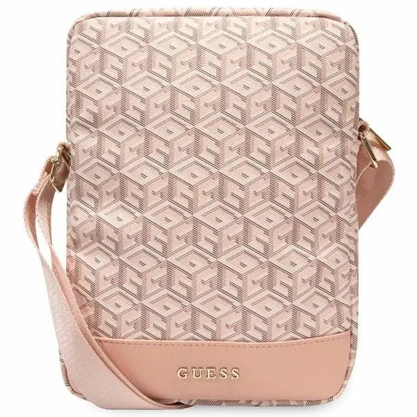 Guess Bag GUTB10HGCFSEP 10’’ pink/pink GCube Stripe Tablet Bag - Others<<<HurtelXML