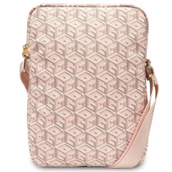 Guess Bag GUTB10HGCFSEP 10’’ pink/pink GCube Stripe Tablet Bag - Others<<<HurtelXML