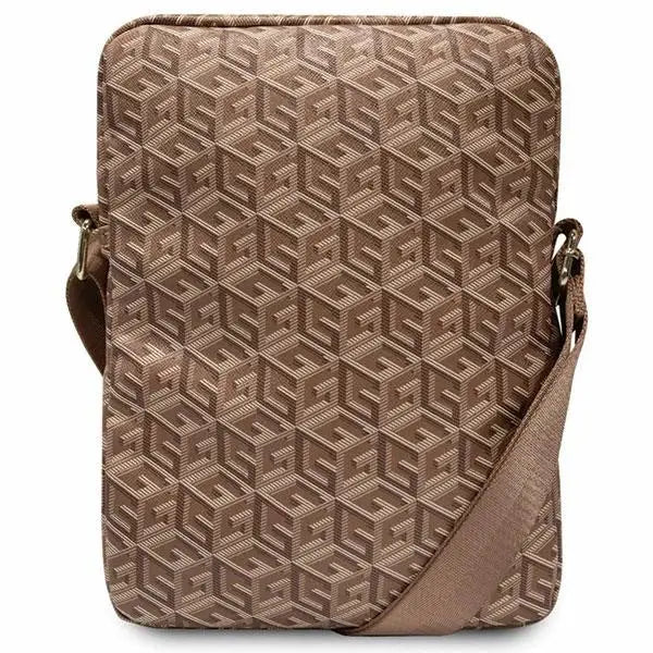Guess Bag GUTB10HGCFSEW 10’’ brown/brown GCube Stripe Tablet Bag - Others<<<HurtelXML