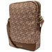 Guess Bag GUTB10HGCFSEW 10’’ brown/brown GCube Stripe Tablet Bag - Others<<<HurtelXML
