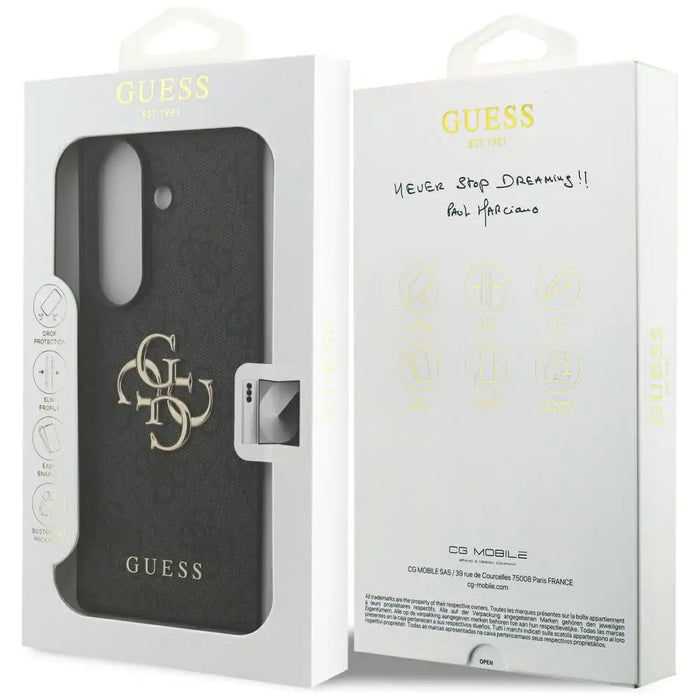 Guess Big 4G Logo Classic Logo Case for Samsung Galaxy Z Fold7 - Black - *Kategoria tymczasowa<<<HurtelXML