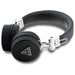 Guess Bluetooth ENC GUBH70PGTSPSK on-ear headphones black/black Grained Classic Round Shape - Headphones