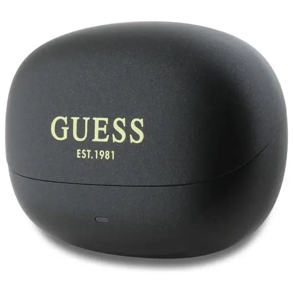 Guess Bluetooth headphones GUTWST88MCTGK TWS + docking station black/black Capsule Printed Logo - Headphones