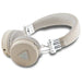 Guess Bluetooth on-ear headphones ENC GUBH70PGTSPSE beige/beige Grained Classic Round Shape - Headphones