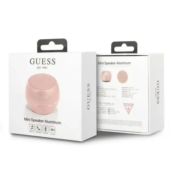 Guess Bluetooth speaker GUWSALGEP Speaker mini pink / pink - Headphones and speakers<<<HurtelXML