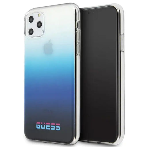 Guess California iPhone 11 Pro Case - Blue - Cell phone cases and covers<<<HurtelXML