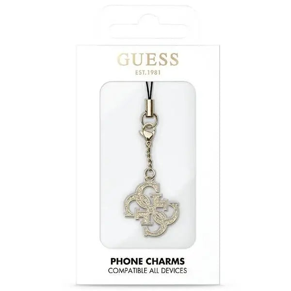 Guess case GUCPM4GID Phone Strap 4G Glitter Charm - Other cell phone equipment<<<HurtelXML