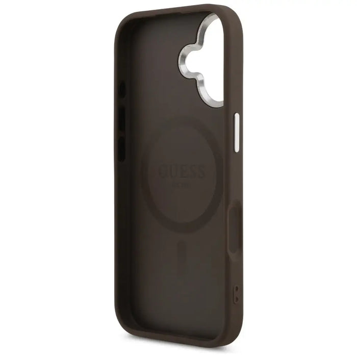 Guess Classic Logo MagSafe Case for iPhone 17 - Brown - Cell phone cases and covers<<<HurtelXML