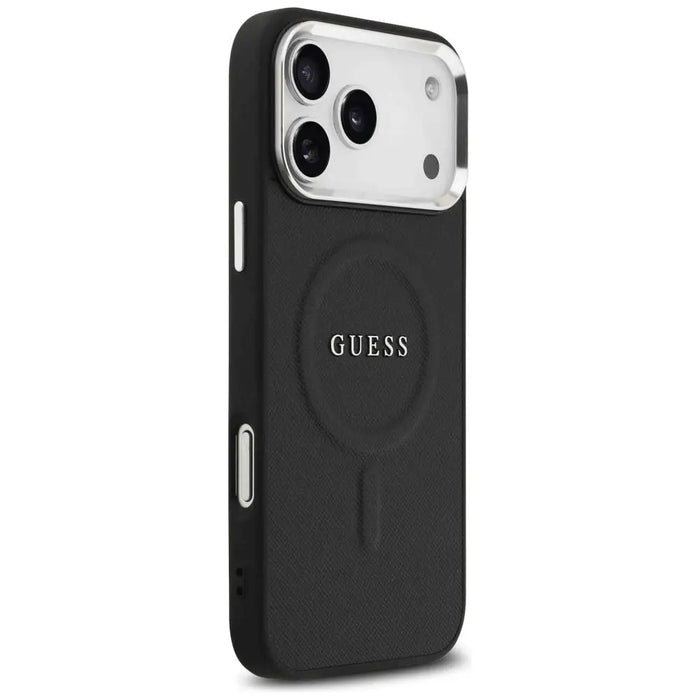 Guess Classic Logo MagSafe Case for iPhone 17 Pro Max - Black - Cell phone cases and covers<<<HurtelXML