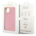 Guess Croco Collection case for iPhone 14 - pink - Cell phone cases and covers<<<HurtelXML