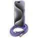 Guess Crossbody Cord Script MagSafe Case for iPhone 16 Pro Max - Purple - Cell phone cases and covers<<<HurtelXML