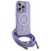 Guess Crossbody Cord Script MagSafe Case for iPhone 16 Pro - Purple - Cell phone cases and covers<<<HurtelXML