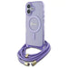 Guess Crossbody Cord Script MagSafe iPhone 16 Case - Purple - Cell phone cases and covers<<<HurtelXML