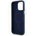 Guess Denim Triangle Logo MagSafe iPhone 16 Pro Case - Blue - Cell phone cases and covers<<<HurtelXML