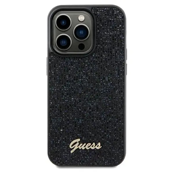Guess Disco Metal Script case for iPhone 13 Pro Max - black - Cell phone cases and covers<<<HurtelXML